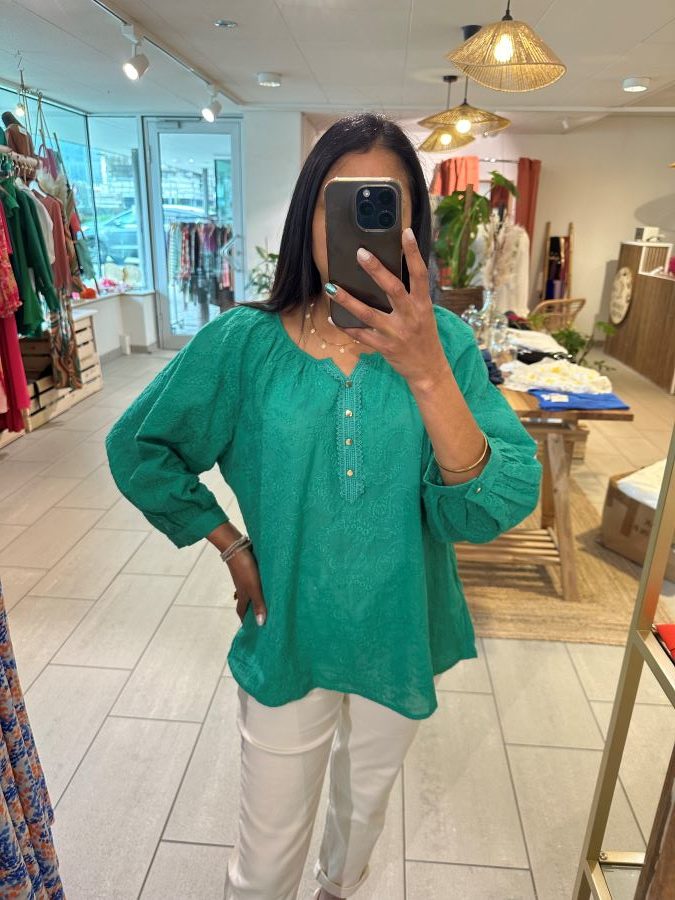 Blouse verte Lidia Blouse verte Lidia