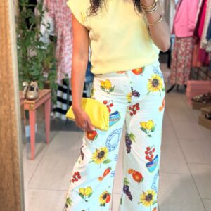 Pantalon Sicilia à motifs