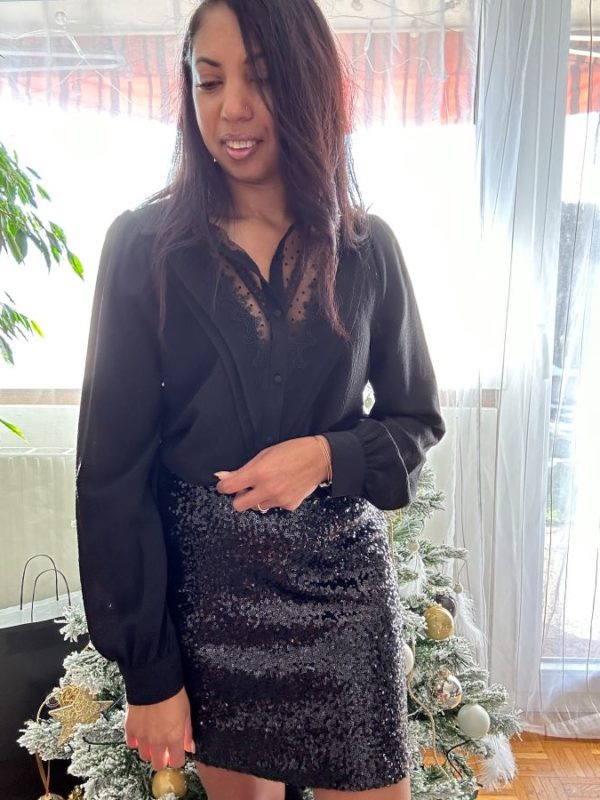 Chemise Cassandre noire