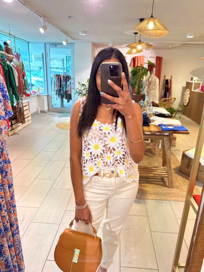 Top en crochet Margueritte Top en crochet Margueritte