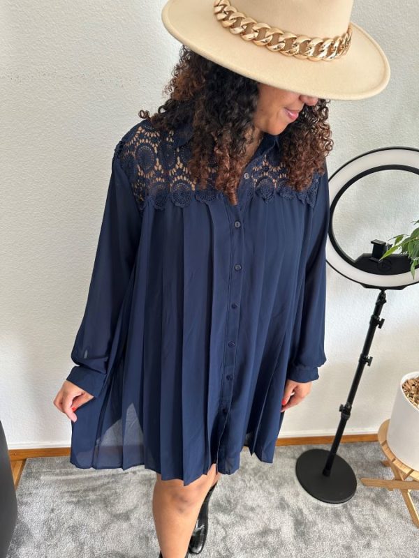 Robe Ilaya bleu marine CURVY – Image 2