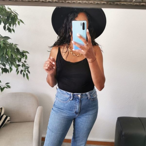 Body Prisca noir dos nu a bretelle – Image 3