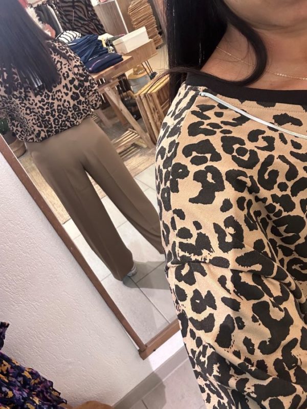 Pantalon Nil camel avec ceinture – Image 2