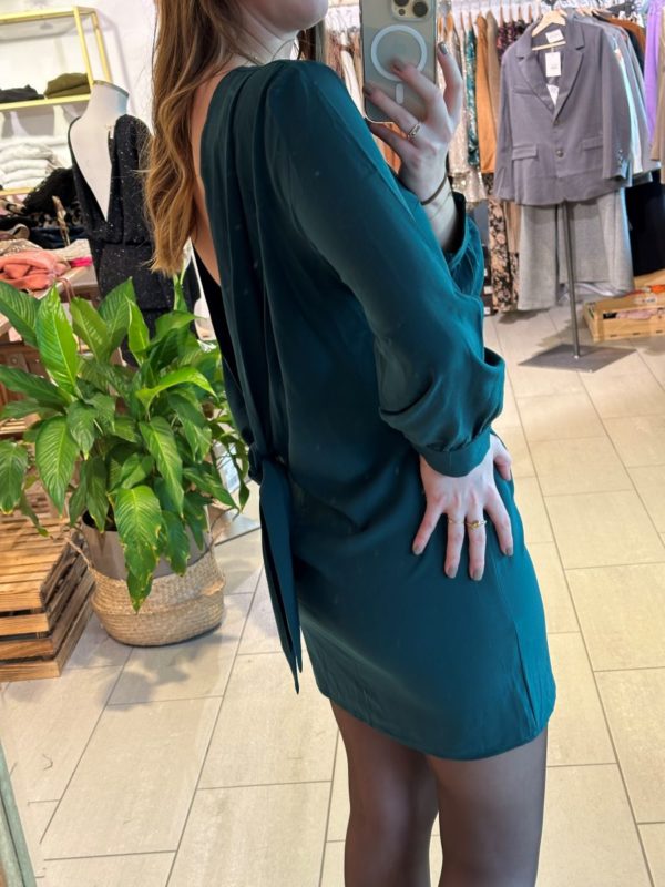 Robe Abba dos nu vert – Image 4