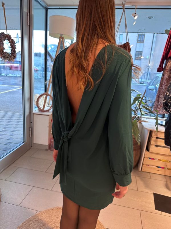 Robe Abba dos nu vert