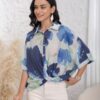 Blouse Elora imprimée Blue – Image 2