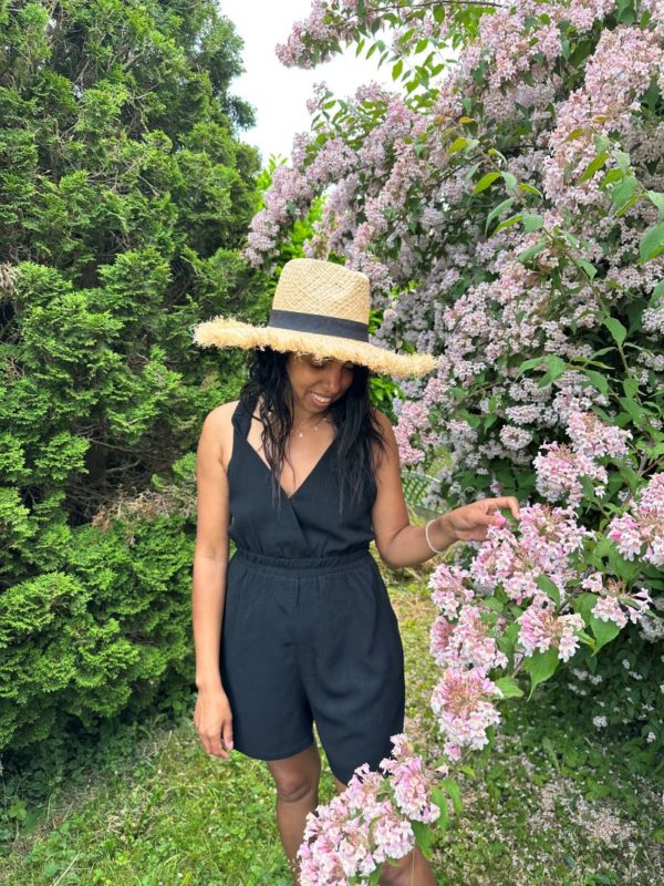 Combi short Luana dos croisé noire – Image 3