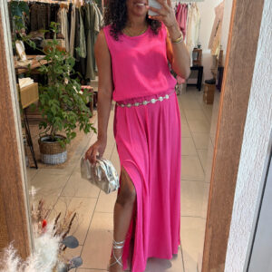 Ensemble Top et jupe Sozic fuschia