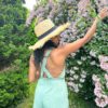 Combi short  Luana dos croisé vert eau – Image 2