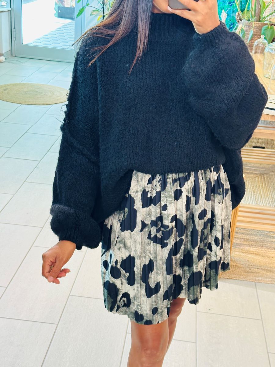Pull Jordy loose noir Pull Jordy loose noir