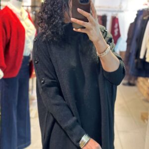 Pull oversize Natty couleur noire