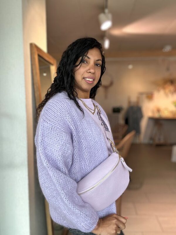 Gilet Betty en maille Lila – Image 4