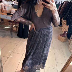 Jupe Adèle chocolat