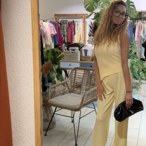 Pantalon fluide Soane Jaune pastel