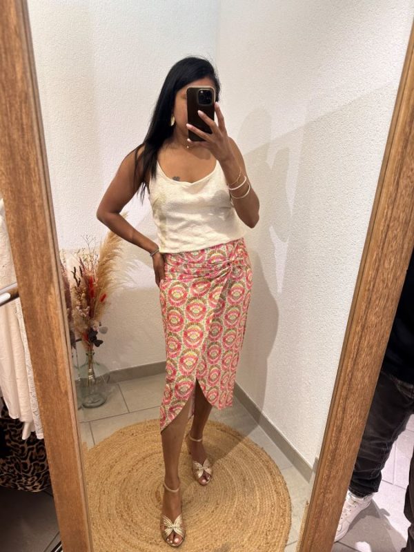 Top dos nu Erynn en beige – Image 3