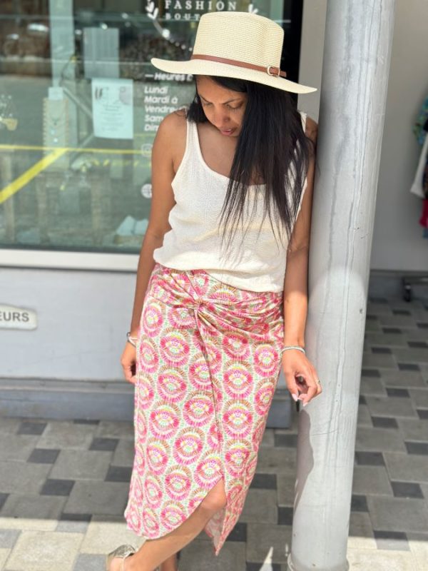 Top dos nu Erynn en beige – Image 2