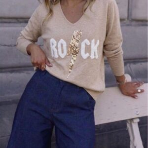 Pull Rock col V taupe