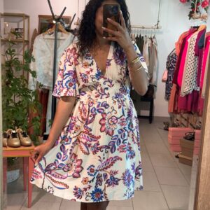 Robe Paloma courte imprimée