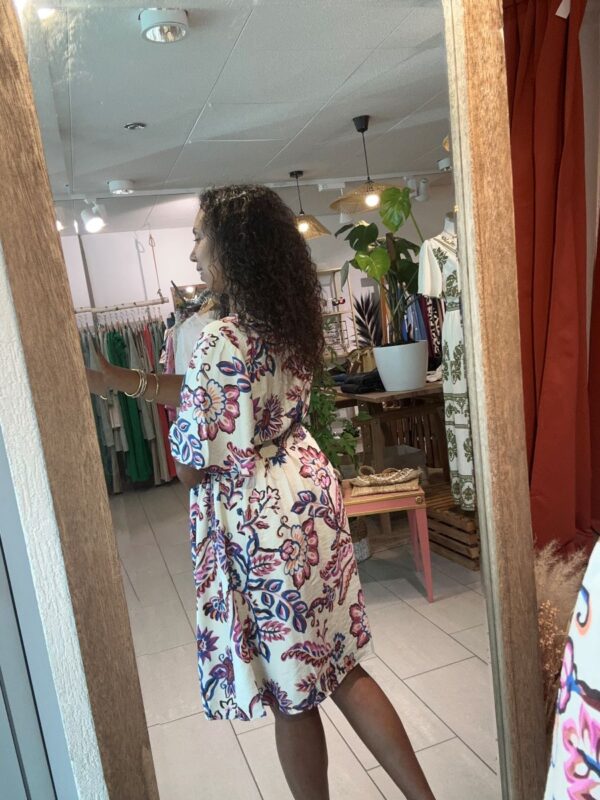 Robe Paloma courte imprimée – Image 3