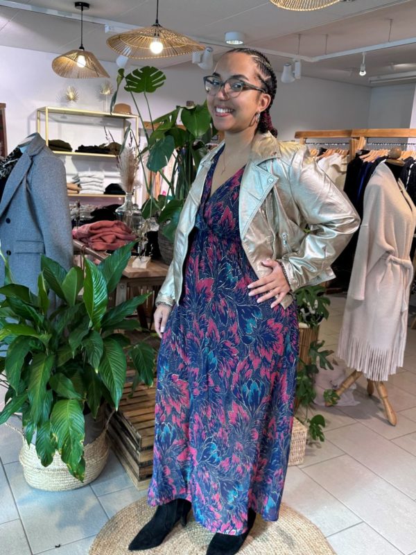 Robe longue Cléa à motif – Image 4