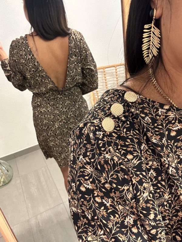 Robe Larissa à fleurs – Image 2