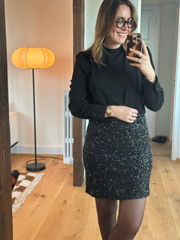 Robe Lisette dos nu noire – Image 3
