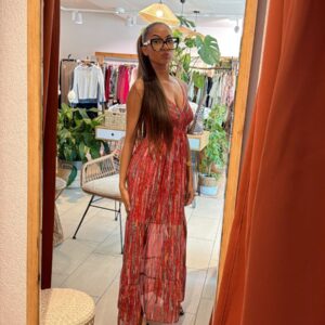 Robe longue colorée Judith