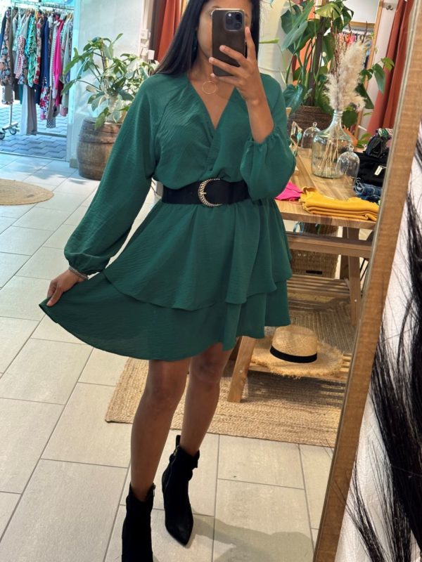 Robe Maelyne vert sapin – Image 2