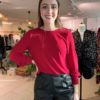 Short Jade en simili cuir noir – Image 2