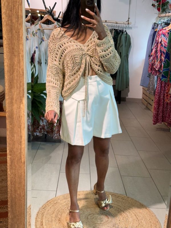 Short Ingrid en blanc – Image 4