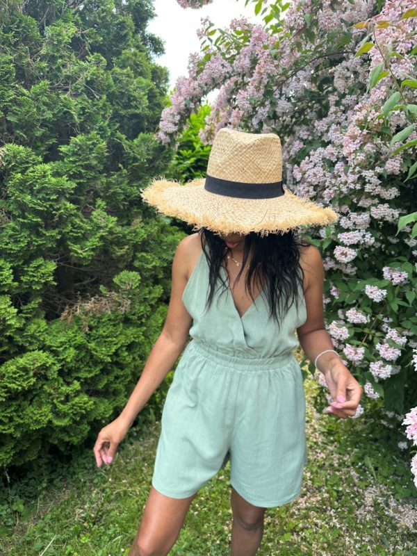 Combi short  Luana dos croisé vert eau – Image 3