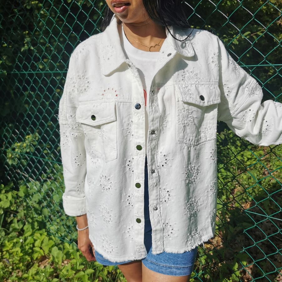 LA VESTE WYLO EN BLANC LA VESTE WYLO EN BLANC