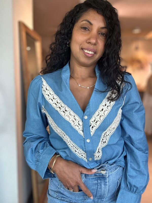 Chemise Phybie bleue