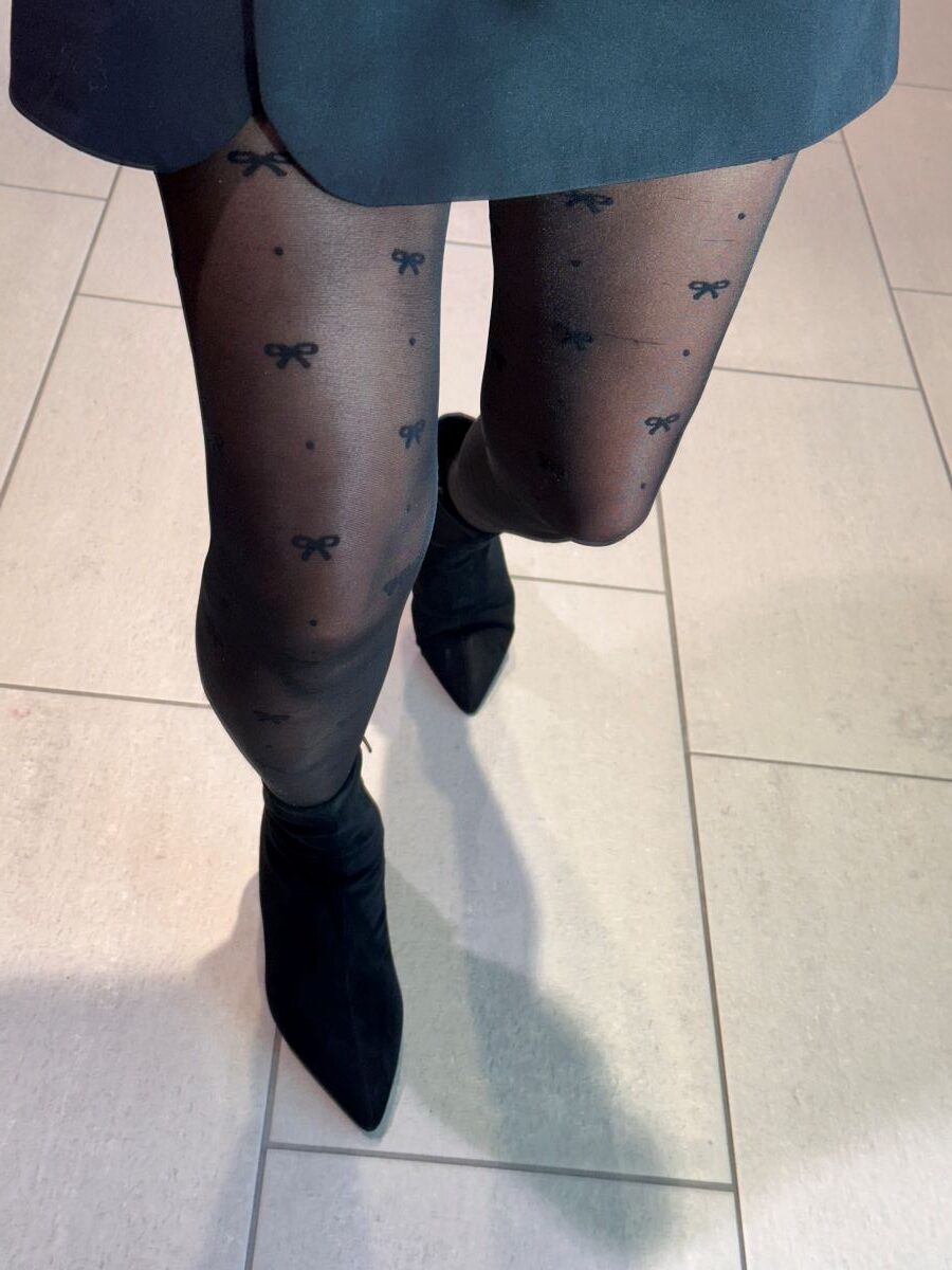 Collant noeuds noire