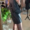 Combishort Jersy noire à strass – Image 2