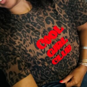 T-Shirt Léopard Cool Girl Club