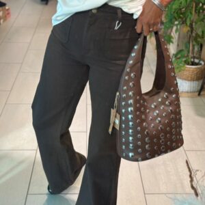 Jeans Lara Flare en Chocolat
