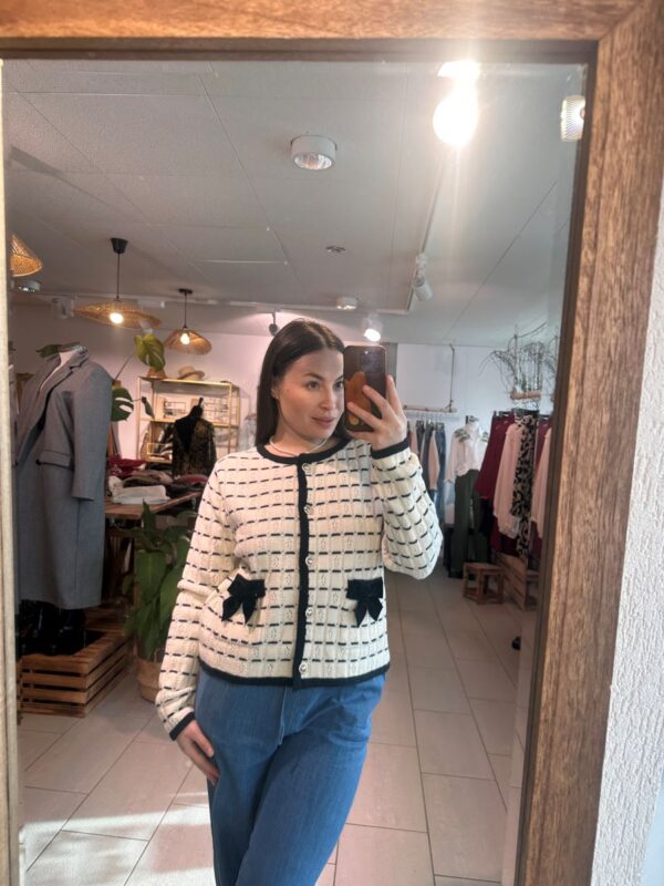 Gilet Romane effet marinière – Image 2