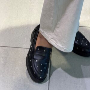 Mocassin à clou Freddy noire