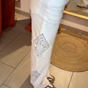 Pantalon blanc Josie bohème