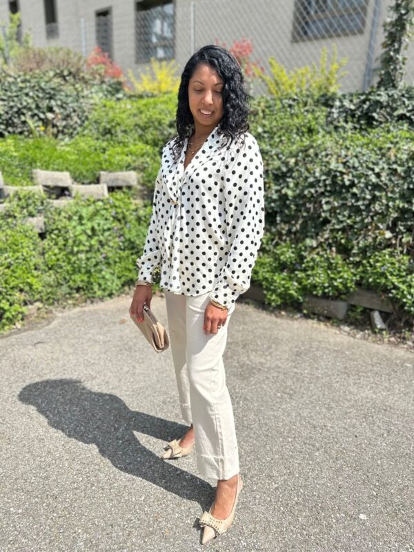Pantalon Debby beige en jeans