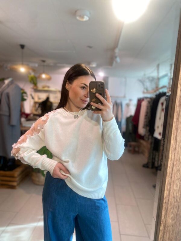 Pull blanc Indie