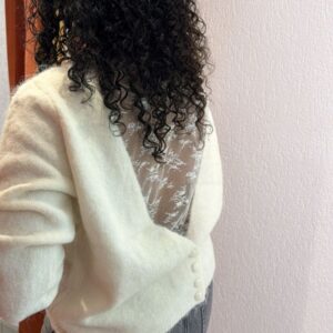 pull dos dentelle