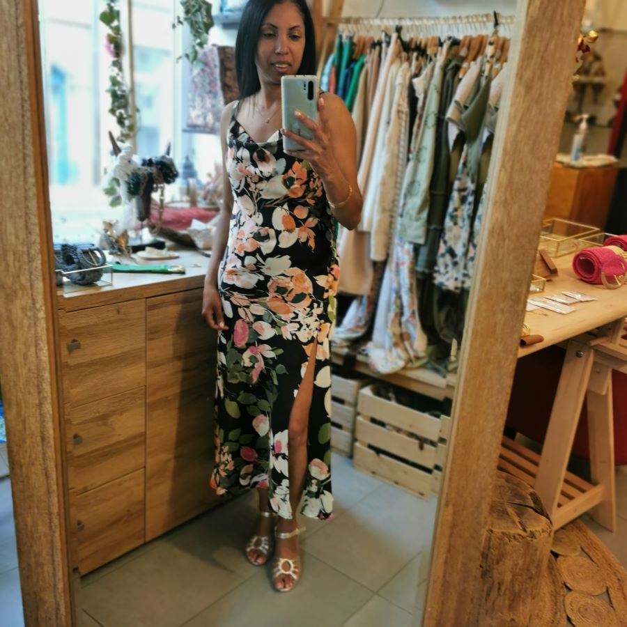 Robe Charline à fleurs Robe Charline à fleurs