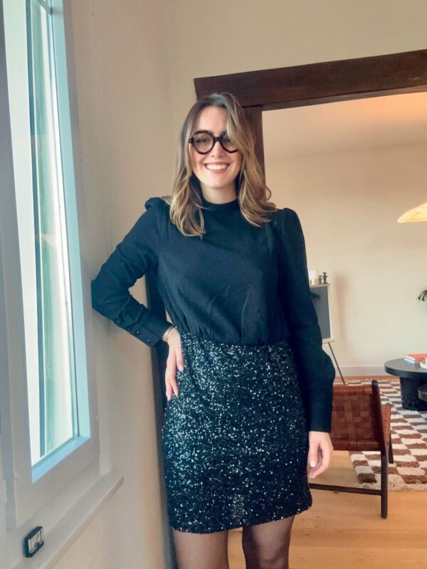 Robe Lisette dos nu noire