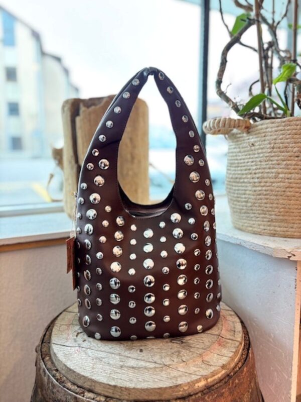 Sac à clous hobo Lima chocolat