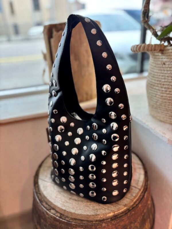 Sac à clous hobo Lima noir – Image 2