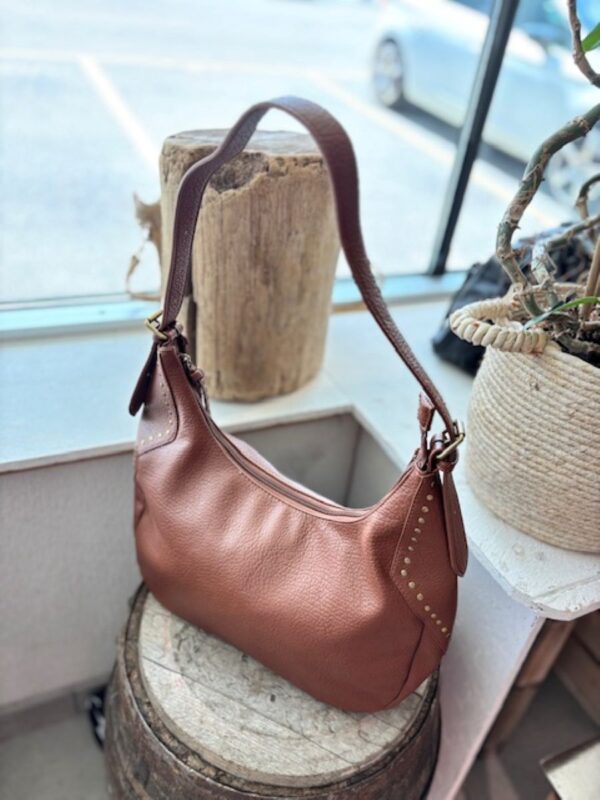 Sac camel hobo en simili cuir – Image 2
