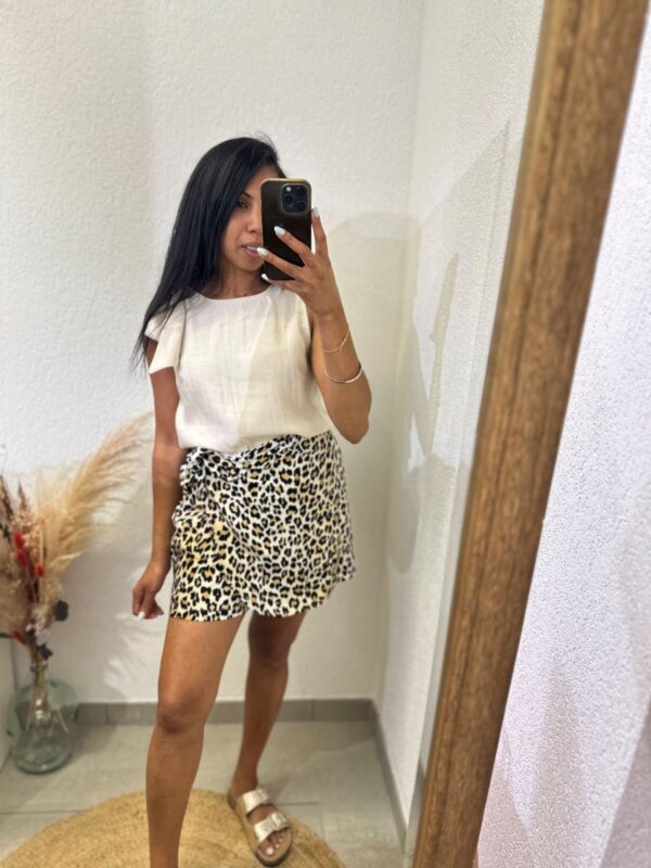 Short jupe léopard Luvy