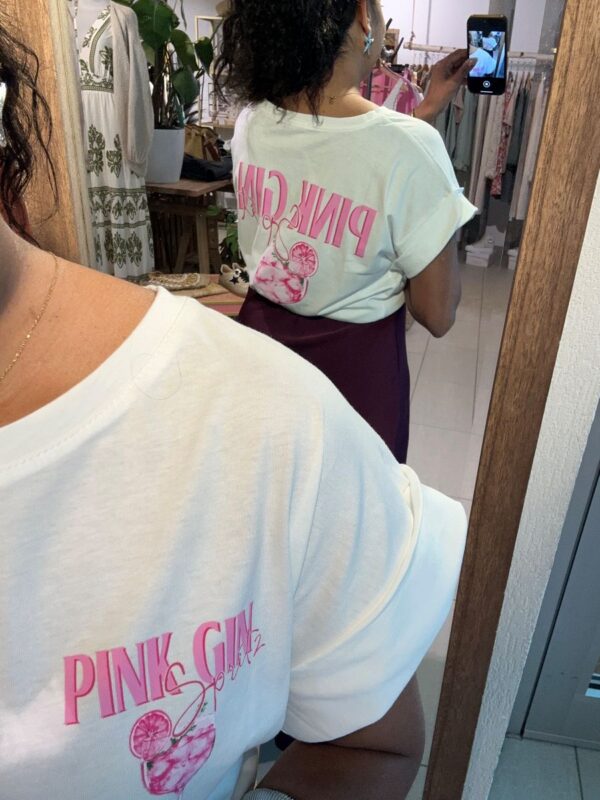 T-shirt Pink Gin